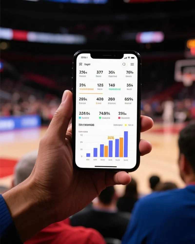 NBA实时比分手机端体验