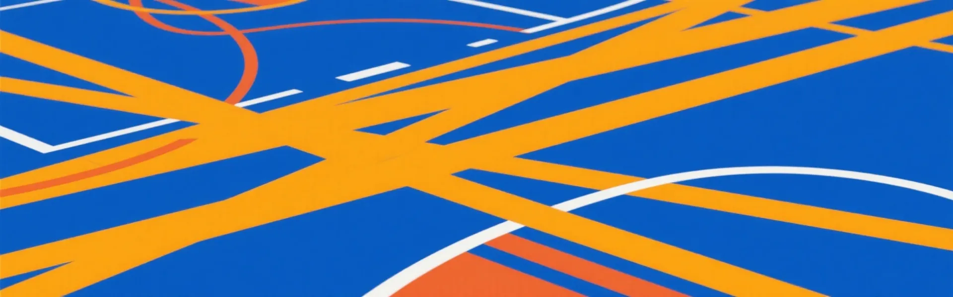 Basketball Court Abstract